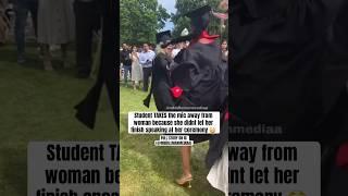 Student TAKES Mic From Woman At Graduation 