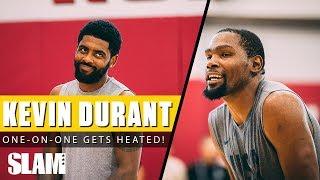 Kevin Durant Wins HEATED 1-on-1 Game at USA Training Camp 