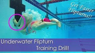 Underwater Flipturn Training Drill for Insanely Fast Turns!!