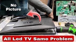 lg tv repair picture no display problem | LED TV Mother Board ic moisture | lg tv teardown