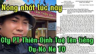 Cty PT Thiên Định Tuệ gởi đơn lên cơ quan chức năng về vụ NÔ Nè tv#thichminhtue #minhtue