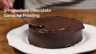 2-Ingredient Chocolate Ganache Frosting | Yummy Ph