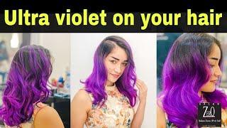 Ultra Violet Hair coloring | Salon Zero