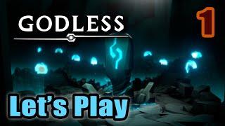 Let's Play - Godless - Full Gameplay - God Game - Turn Based Strategy Tactics - Deck Building