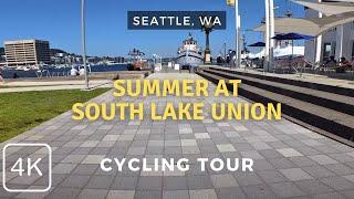 The Summer Scene at South Lake Union by Bike | Seattle, WA