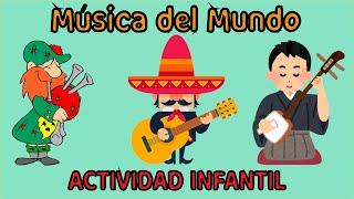  La música del mundo | Actividad infantil