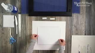 How to Frame Your Diploma