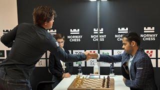 Magnus Carlsen takes on Arjun Erigaisi | Starting Moments | Norway Chess 2025