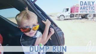 What it's like to make a Dump Run! - Arctic Vette Daily Vlog