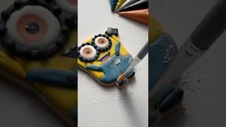 Minion cookie recipes and supplies linked in my bio #cookiedecorating #oddlysatisfying #asmr