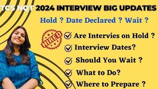3 BIG UPDATES from TCS | TCS Interviews are on Hold ? TCS Interview Date Announced ? #tcsinterview