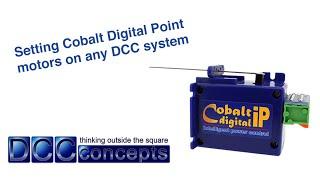 Setting Cobalt Digital Point Motors on any DCC system