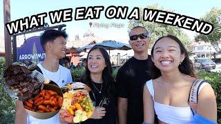 WHAT WE EAT IN A WEEKEND ON VACATION + VLOG | The Laeno Family