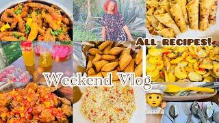 SPENT THE DAY WITH ME VLOG:COOKING ;Recipe for  fish fingers,pilau,chapati,beef curry,spinach, choma