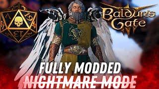 Baldur's Gate 3 FULLY MODDED NIGHTMARE HONOUR MODE | PERMADEATH | PART 1 | (PC 2024)