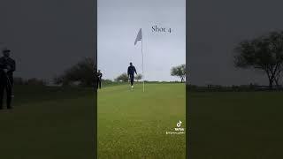 Play a hole with me in the rain ️ #golf #golfing #improvement