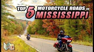 BEST Motorcycle Roads in Mississippi! | Top 5 Rides