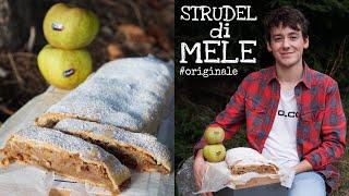 STRUDEL DI MELE - ricetta ORIGINALE del Trentino-Alto Adige SENZA SFOGLIA O FROLLA | Davide Zambelli