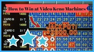 How to Win at Video Keno Machines