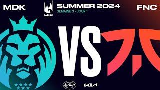 FNATIC vs MAD LIONS, toujours INVAINCUS ?| LEC Summer 2024