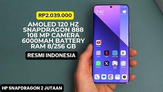 SNAPDRAGON 888, 6000mAh !! HP 2 JUTAAN CHIPSET SNAPDRAGON TERBAIK TERMURAH SEPTEMBER 2024