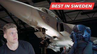 FIGHTER pilot visits Sweden's best kept SECRET (for fighter aircraft enthusiasts)