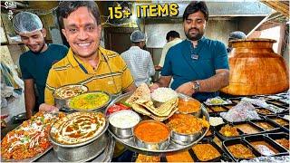 110/- Unlimited Marwari Desi Ghee Thali | Street Food India | 1000 Thali Roz