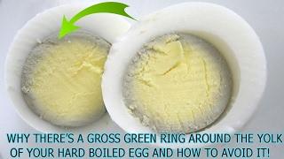 WHY THERE'S A GROSS GREEN RING AROUND THE YOLK OF YOUR HARD BOILED EGG AND HOW TO AVOID IT!