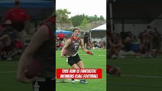 This run is fantastic Womens flag football