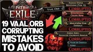 Path of Exile 2 - Don't Ruin Your Build - Vaal Orbs Guide & 19 POWERFUL Corrupted Orb Gear Tips!