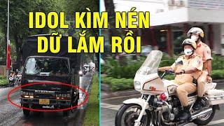 A comedy between traffic police and truck driver when escort Laos VIP motorcade