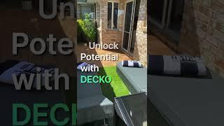 Ugly, Faded, Stained, Broken Concrete? Unlock Potential with Decko Tiles
