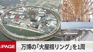 ＜大阪・関西万博＞世界最大の木造建築物「大屋根リング」を1周してみた　会場の様々なパビリオンが一目瞭然