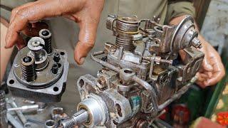 How to diesel pump repair // Mazda t3500 engine fuel pump rebuild