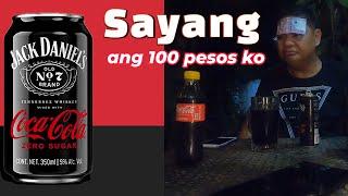 jack daniel's and coca cola in can masarap ga? alak review Ep: 139 #tabayag