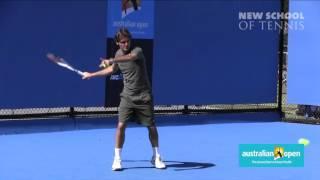 Roger Federer Vorhand Slow Motion