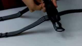 KN-200 Scuba Knife (How to set up the leg straps?)