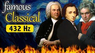 Famous Classical Music 432 Hz | 20 Classics That Everyone Knows With AI Visuals