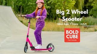 Big 2 Wheel Scooter - Product Demo | BOLDCUBE Scooters