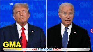 How Trump, Biden are feeling after 1st debate