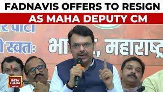 Devendra Fadnavis Offers To Resign As Maharashtra's Deputy CM, Takes Blame For BJP's Poor Show