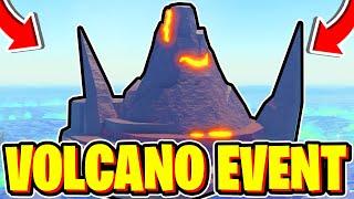 VOLCANO ERUPTION COUNTDOWN In Fisch! (Roslit Volcano Event) Roblox