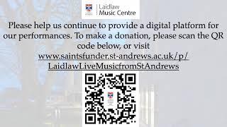 Laidlaw Live in association with St Andrews Voices: Lee Bisset in concert