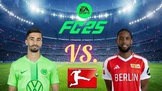 VfL Wolfsburg vs Union Berlin (Bundesliga 24/25)| 23. NOV  EA FC 25 Gameplay #eafc25 #easports