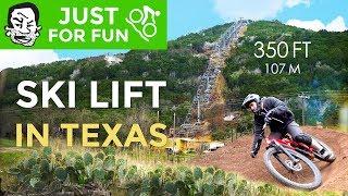 Tiny Ski Lift in Texas is not such a bad idea | Spider Mountain Bike Park