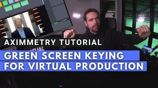 Aximmetry - Green Screen Keying for Virtual Production