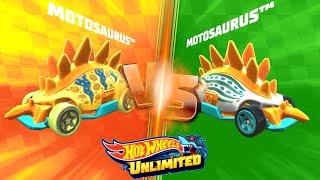 HOT WHEELS UNLIMITED 2 - Motosaurus Vs Motosaurus In World Tracks