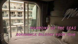 Harmony of the Seas Boardwalk Balcony Room Tour 12715