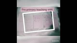 TEACHING AIDS FOR PRE PRIMARY TEACHERS 