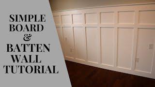 SIMPLE DIY BOARD AND BATTEN WALL TUTORIAL